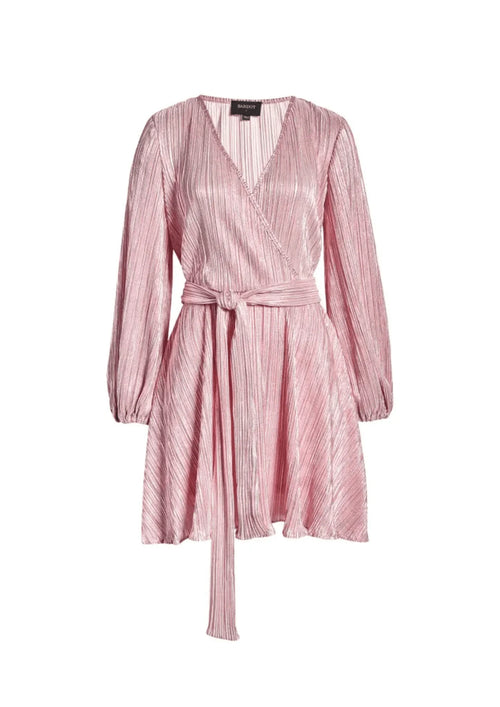 LIGHT PINK BELLISSA PLEAT DRESS