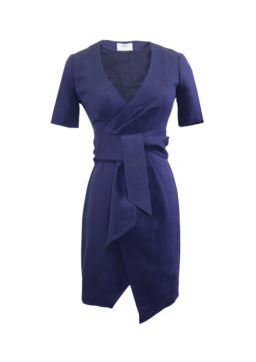 PIA WRAPPED SHORT DRESS