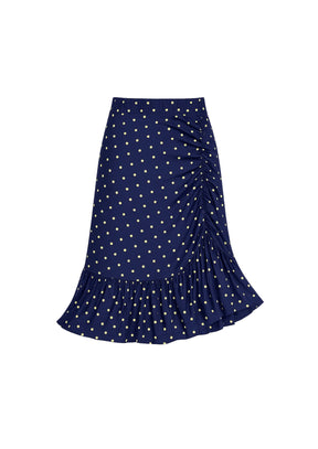 JUPE ASYMÉTRIQUE DRAPÉE JULIE