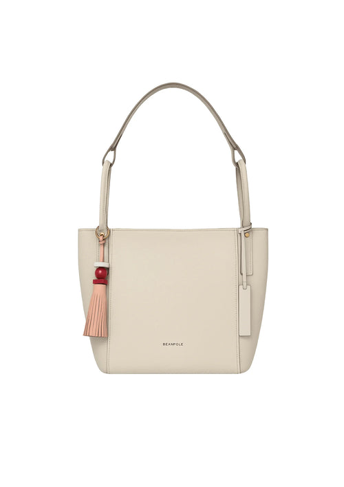 SAC À BANDOULIÈRE EN CUIR IVOIRE