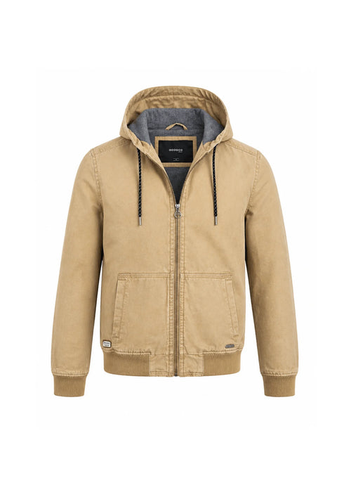 LIGHT BROWN DENIM JACKET