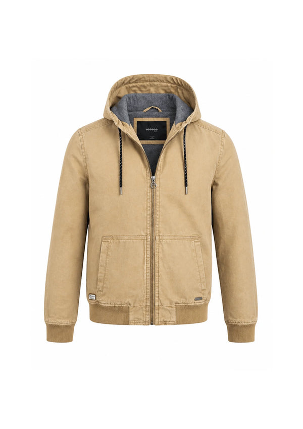 LIGHT BROWN DENIM JACKET