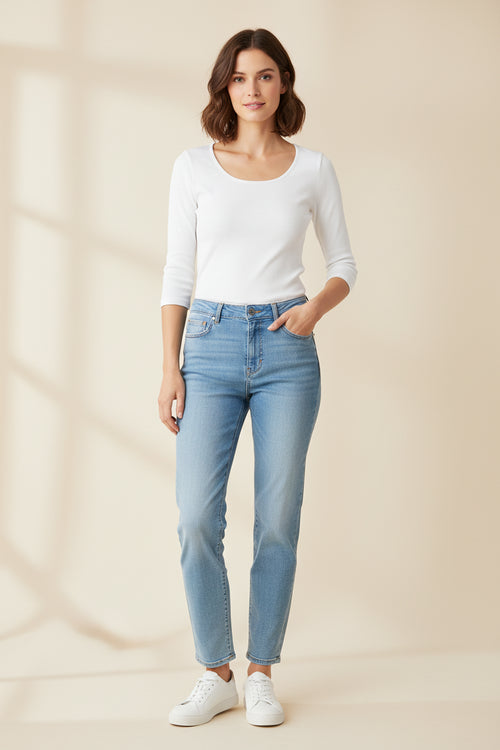 T-SHIRT EN COTON BLANC