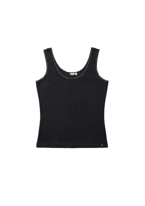 BLACK FLORAL TANK TOP