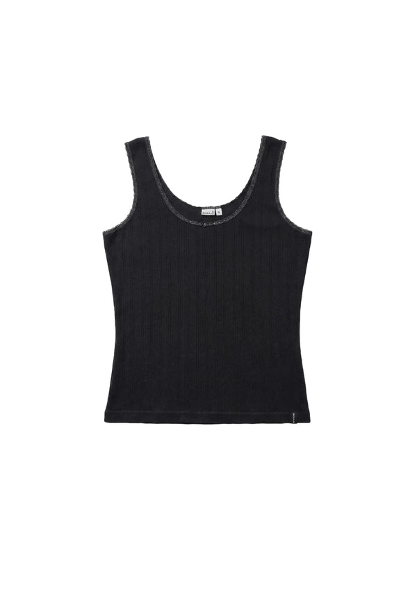 BLACK FLORAL TANK TOP