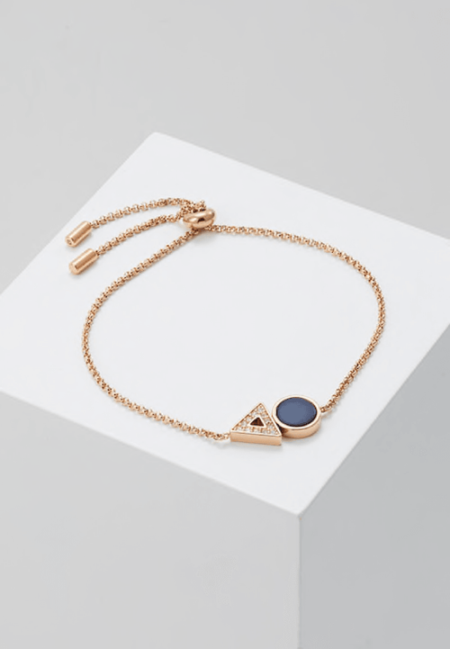 GOLD BRACELET WITH TRIANGULAR DECORATION