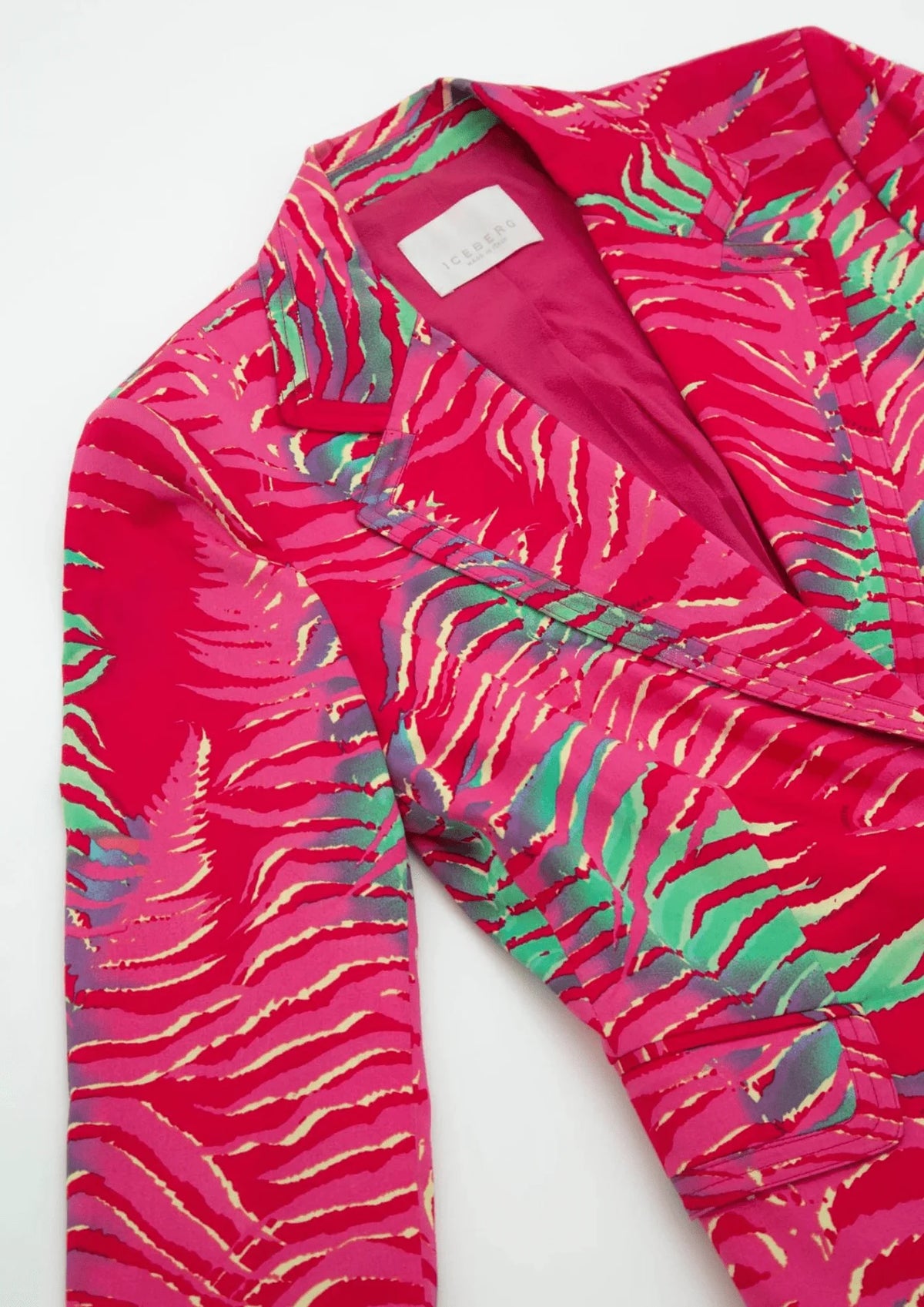 MULTICOLOURED PRINTED BLAZER