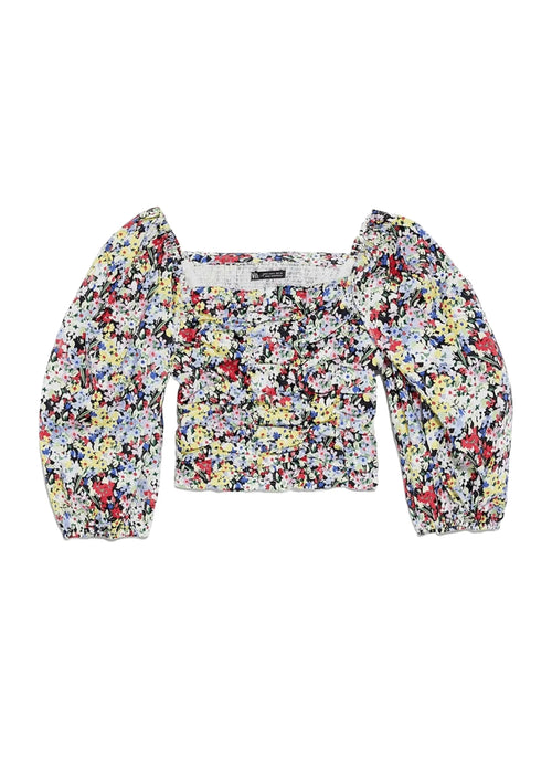 FLORAL CROP TOP