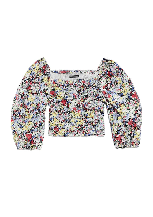 FLORAL CROP TOP