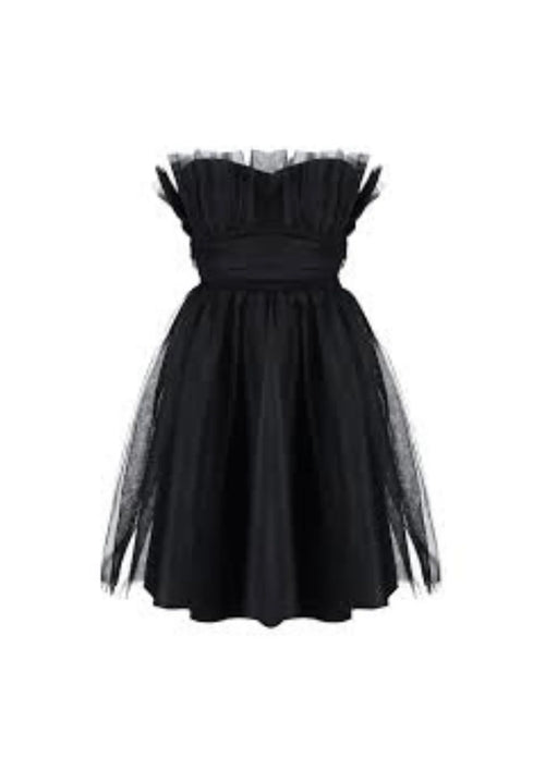 Robe en tulle noir