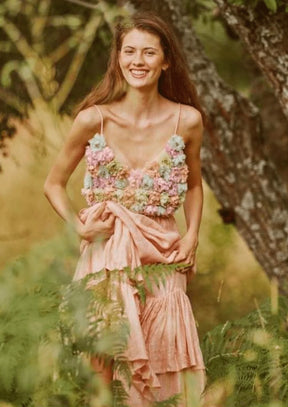 3D FLOWERS DRESS