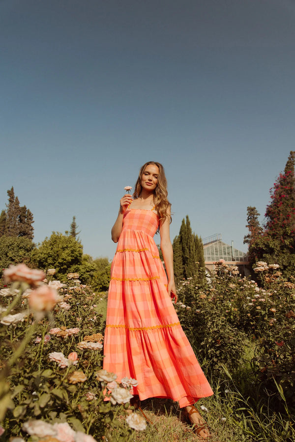 CORAL VANINA LONG DRESS