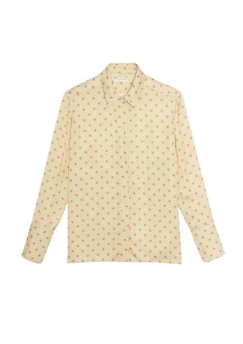 PEANY POLKA-DOT SATIN SHIRT