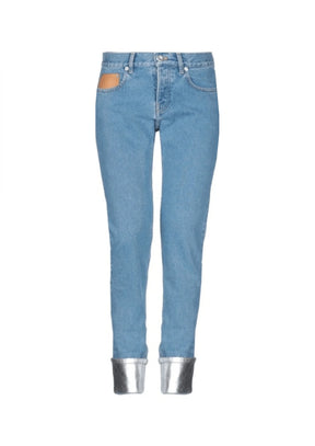 TWO-TONE BOYFRIEND JEANS