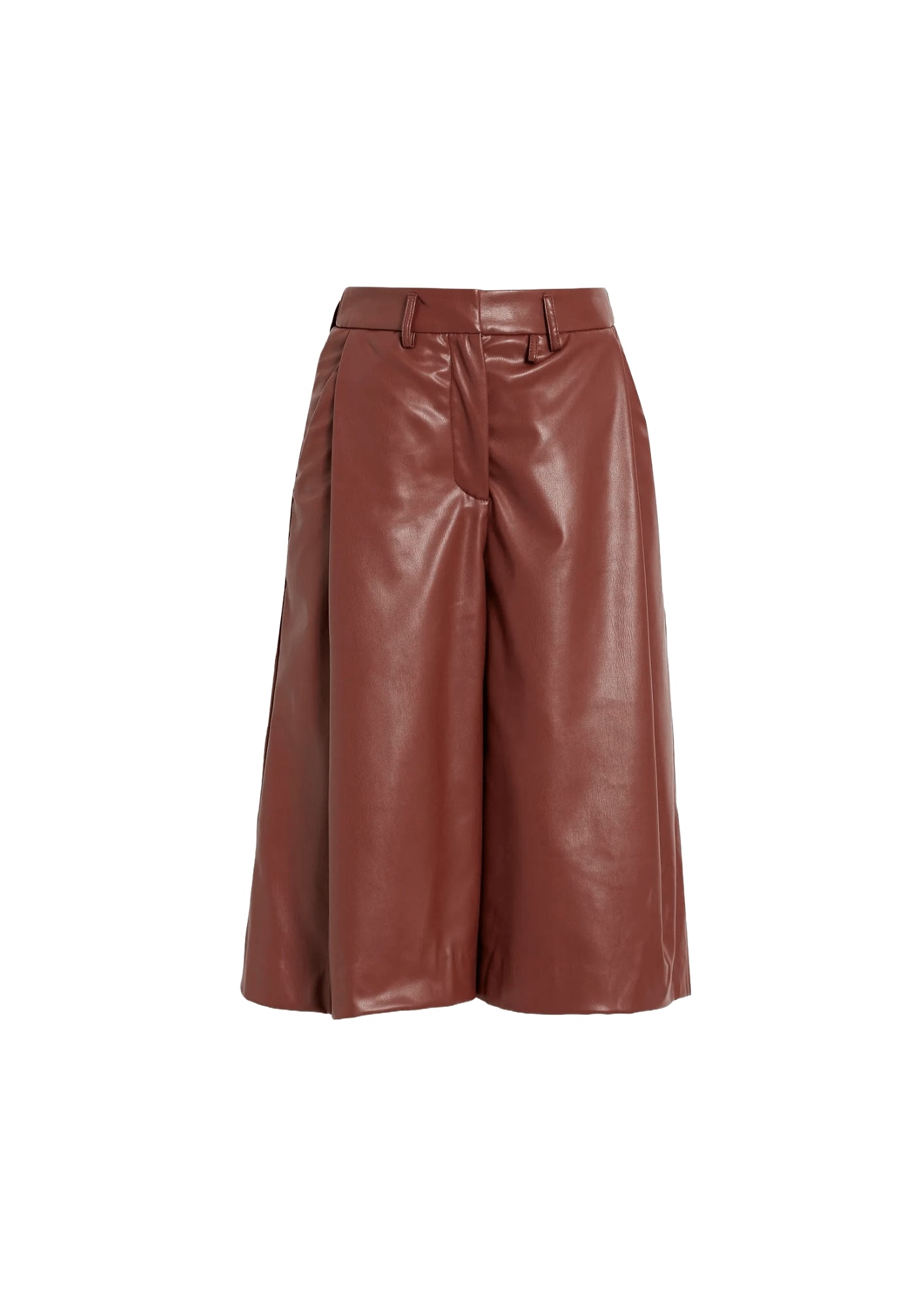 ENTWINE FAUX LEATHER SHORTS