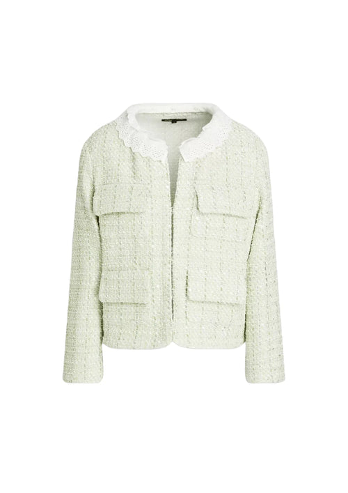 METALLIC TWEED JACKET
