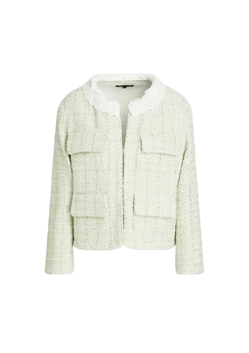 METALLIC TWEED JACKET
