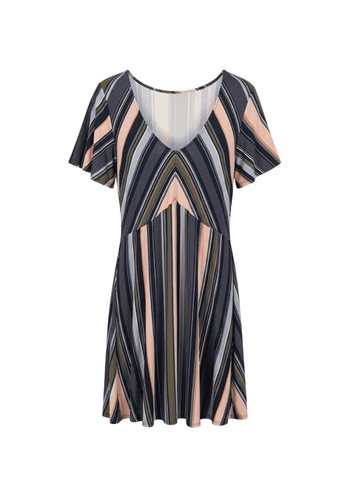MULTICOLORED EMPIRE DRESS