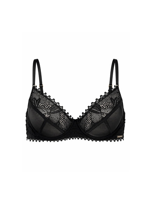 BLACK LACE BRA