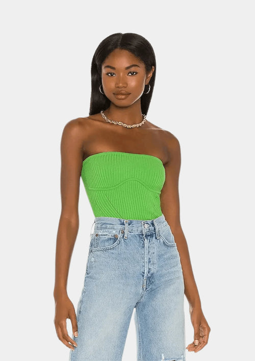 LIME GREEN HAZEL TUBE TOP