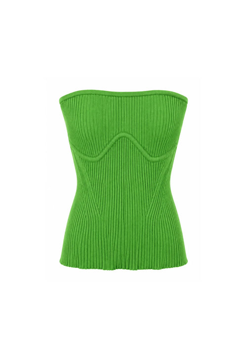 LIME GREEN HAZEL TUBE TOP