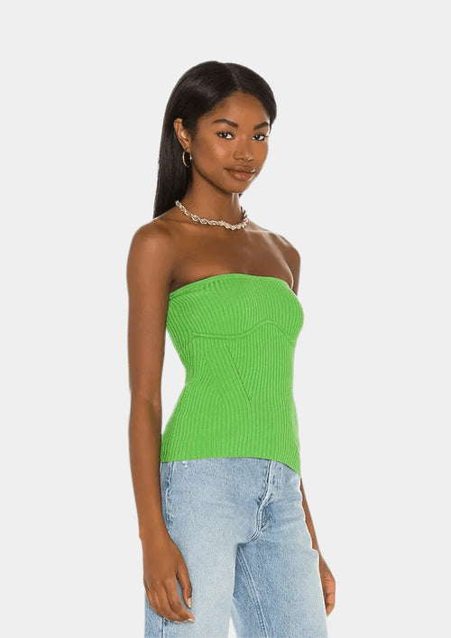 LIME GREEN HAZEL TUBE TOP