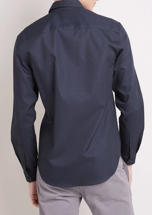 NAVY LONG SLEEVED SHIRT
