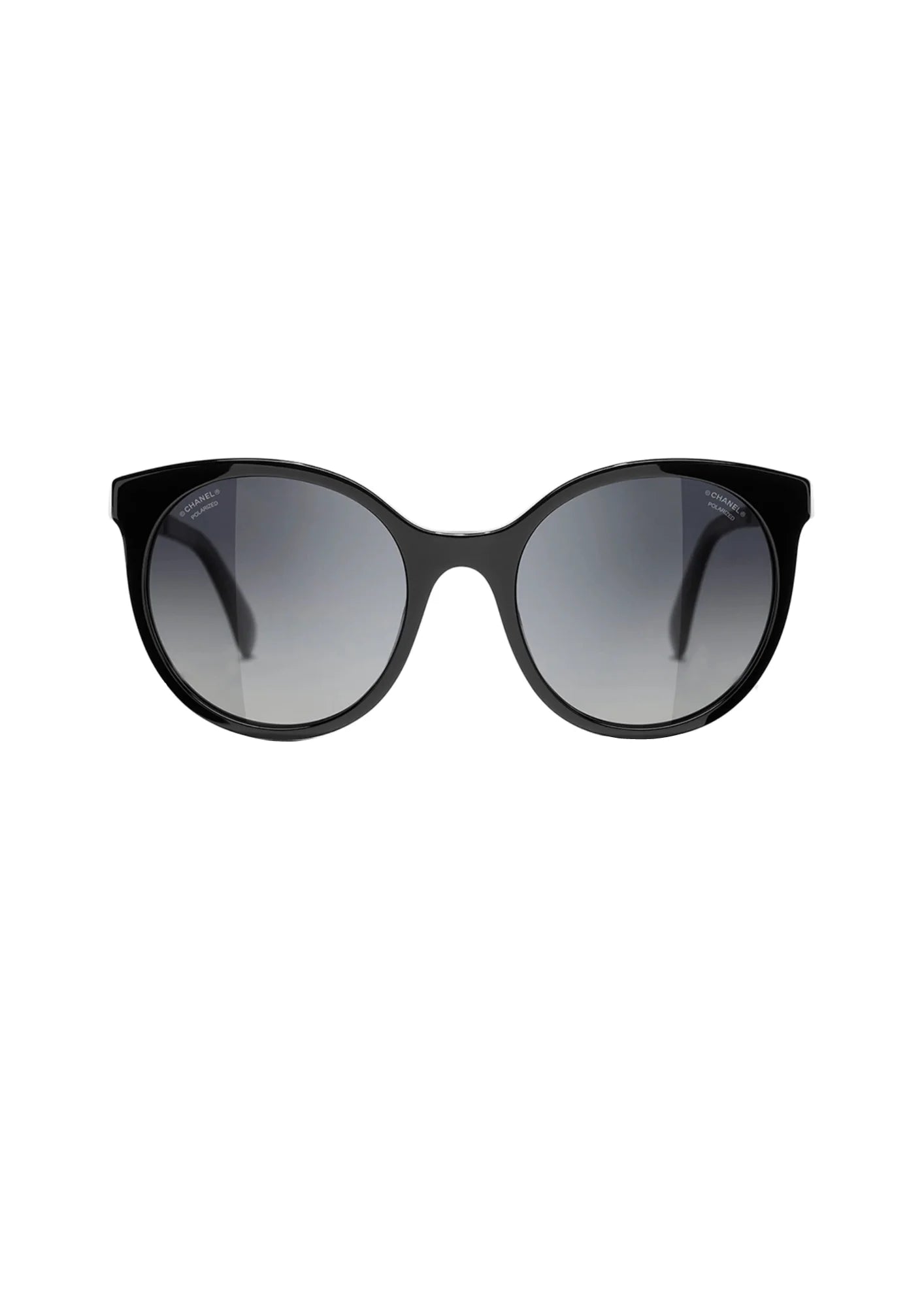 Schwarze Pantos -Sonnenbrille