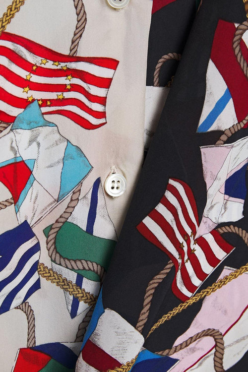 Chemise imprimée multicolore