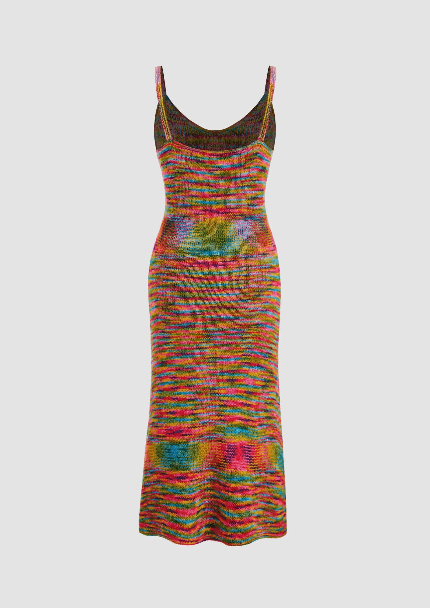Multicolored Midi Dress