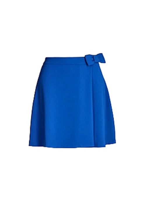 BLUE FLARED SKIRT