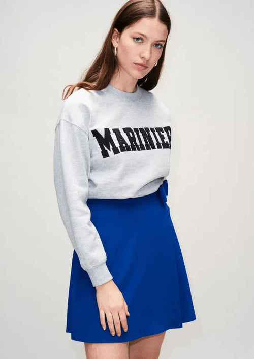 BLAUER AUSGESTELLTER MINIROCK