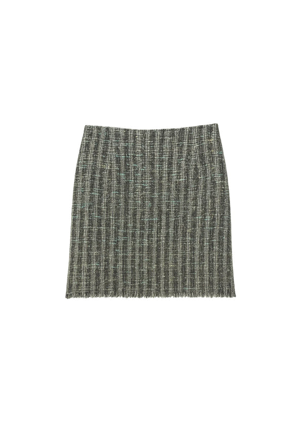 JUPE BLEUE EN TWEED