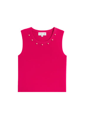 FUCHSIA KNIT TOP