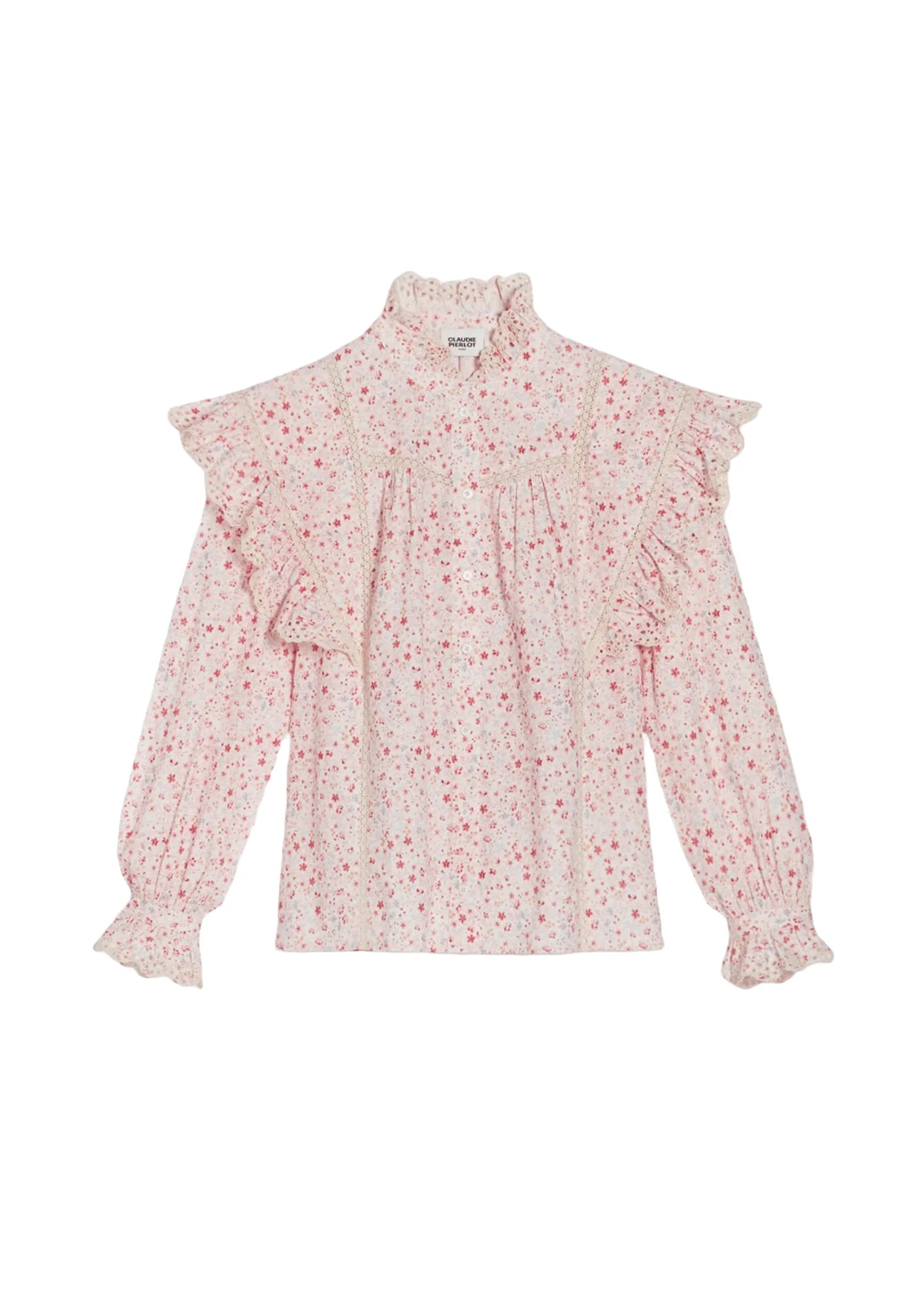 PINK FLORAL PRINTED BLOUSE