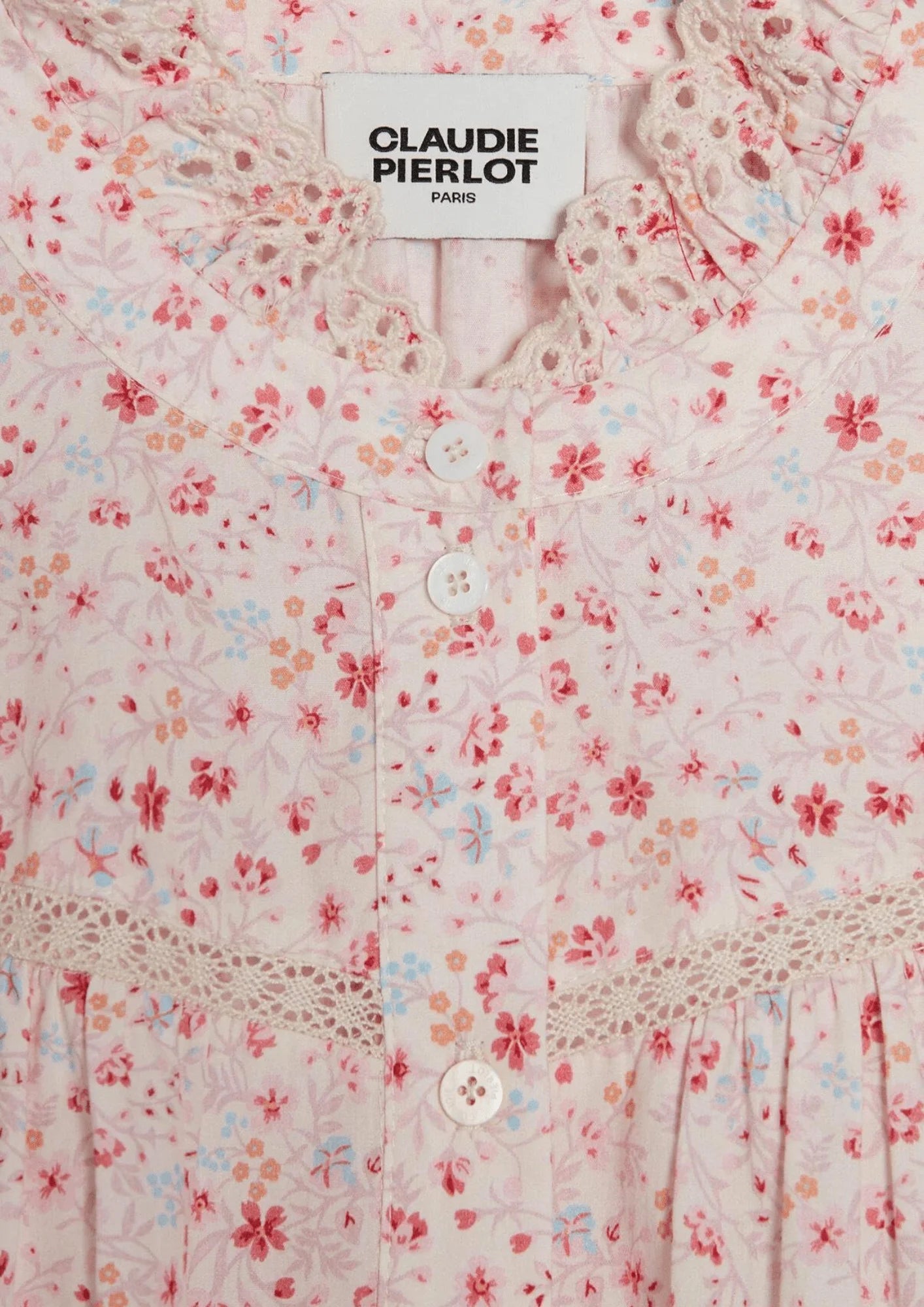 PINK FLORAL PRINTED BLOUSE