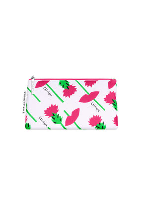 POCHETTE À FLEURS ROSE