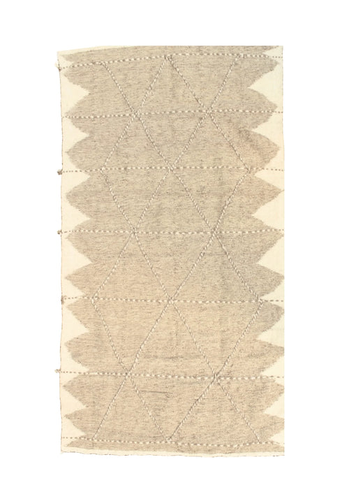 BEIGE LARGE KILIM WADZEM CARPET
