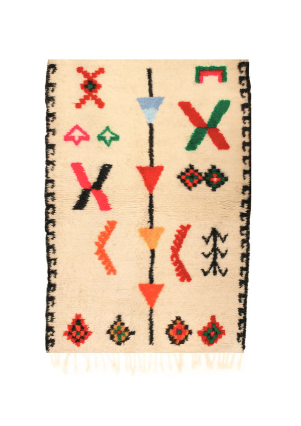 TAPIS AZILAL MULTICOLORE