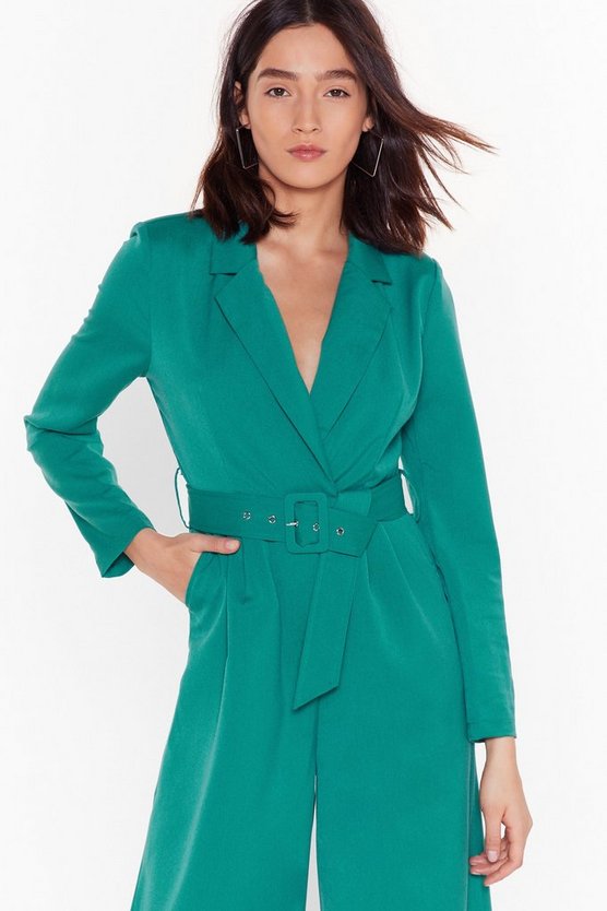 GREEN JUMPSUIT