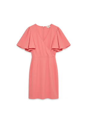 ROBE MIDI COL V ROSE