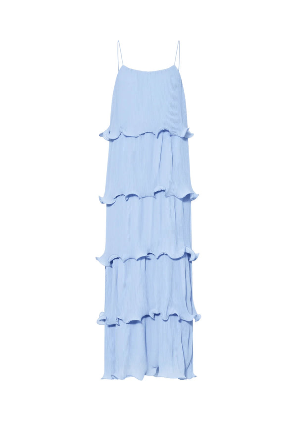 BLUE CMKIRA PLEATED DRESS