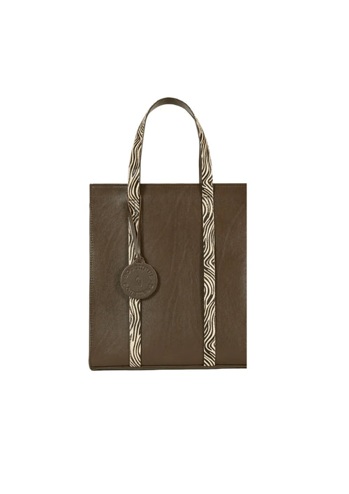 BROWN SAFARI HANDBAG