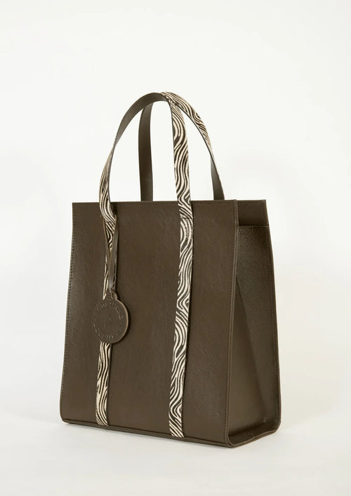 BROWN SAFARI HANDBAG