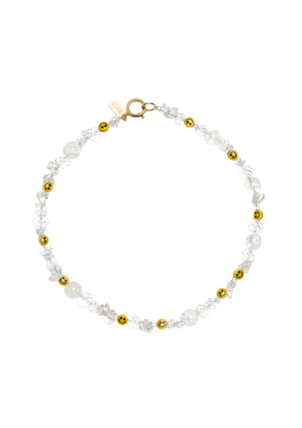 Collier en cristal mec sourit