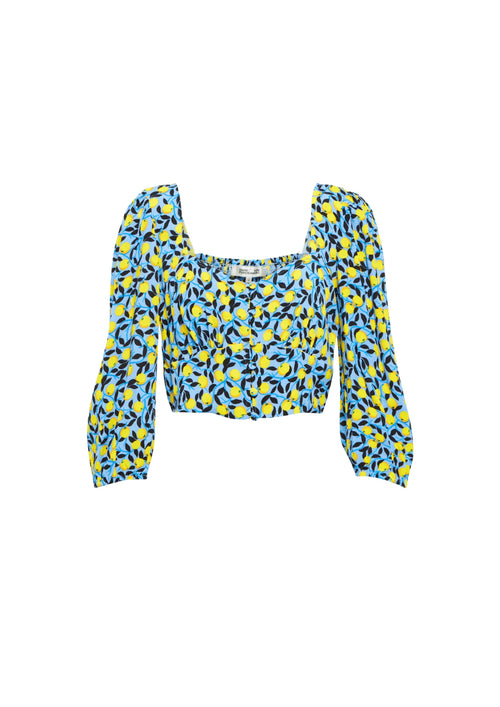 PRINTED CROPPED TOP DOVER