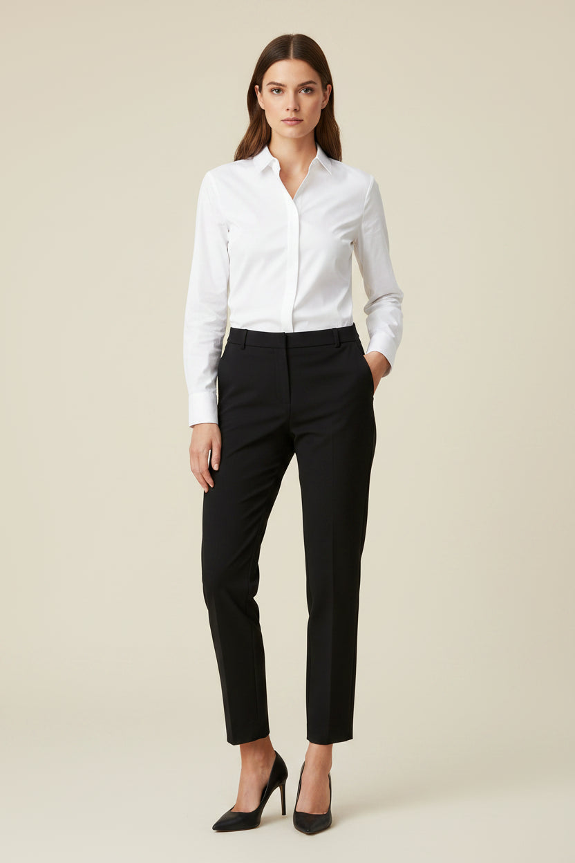 BLACK WINTER SUIT TROUSERS