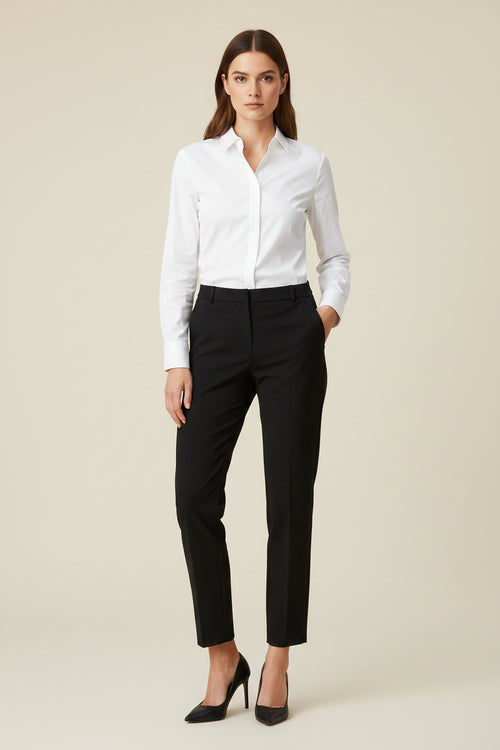BLACK WINTER SUIT TROUSERS