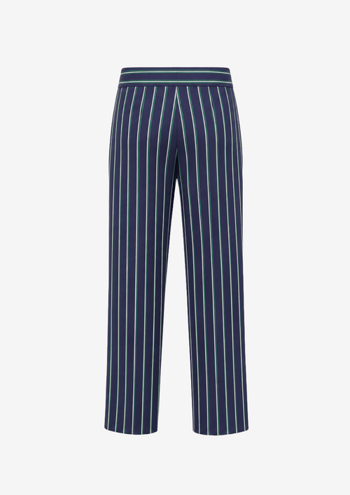 BLUE & GREEN STRIPED TROUSERS