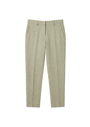 GREEN STRIPED TACO TROUSERS